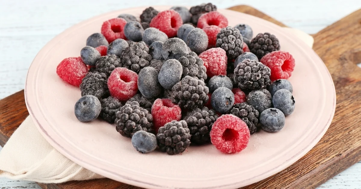 Frutas congeladas IQF en piezas sueltas